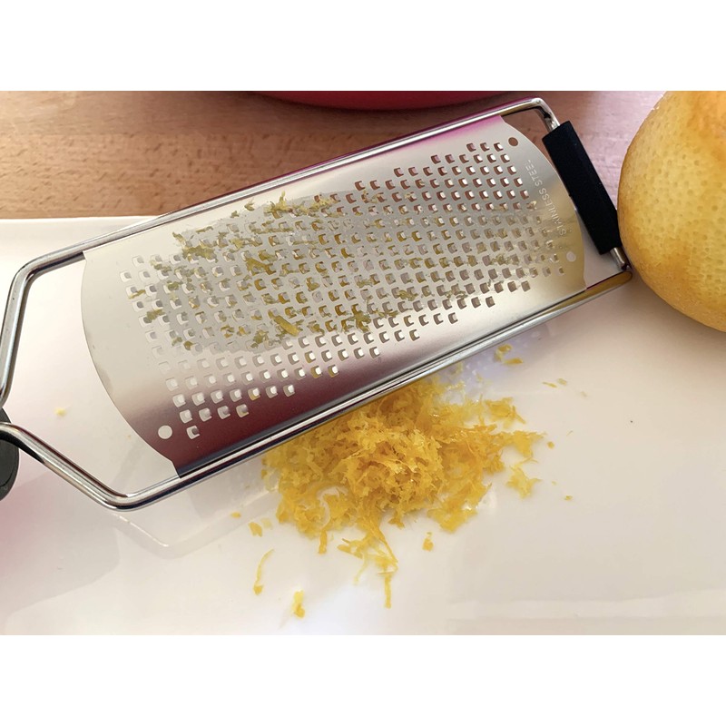 FVLFIL SimSim Fine Super Sharp Professional Grater Dishwasher Safe Multifunctional