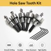 EZONEDEAL 5 Pcs Drill Bit Set, 16mm/ 18.5mm/ 20mm/ 25m/