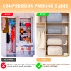 Ultra Space Saving Self Compression Organizer,Compression Storage Bags, Self Compression
