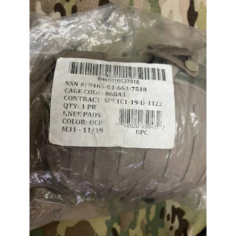 Crye Precision Mcguire ARMY ISSUED MULTICAM OCP KNEE PADS