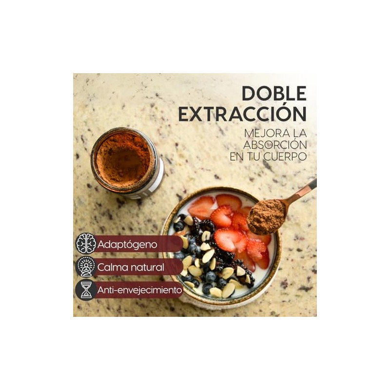 Reishi Suplemento en polvo de extracto de hongo - (100g)
