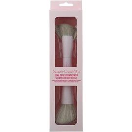 Beauty Creations - Brocha de Doble Fin para Contorno - Brocha para Crema y Polvo con Cerdas Sintéticas Ultrasuaves, Aplicación Precisa y Difuminado Natural