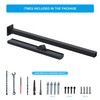 PICESA 1 Step Handrail for Outdoor Steps, Premium Aluminum Alloy