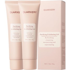 Gel exfoliante purificante 2 piezas gel exfoliante suave para rostro - Gel exfoliante para rostro que limpia la suciedad y los aceites                