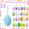 HenfuME Pack of 24 Easter Egg Colours, Easter Eggs Decoration,