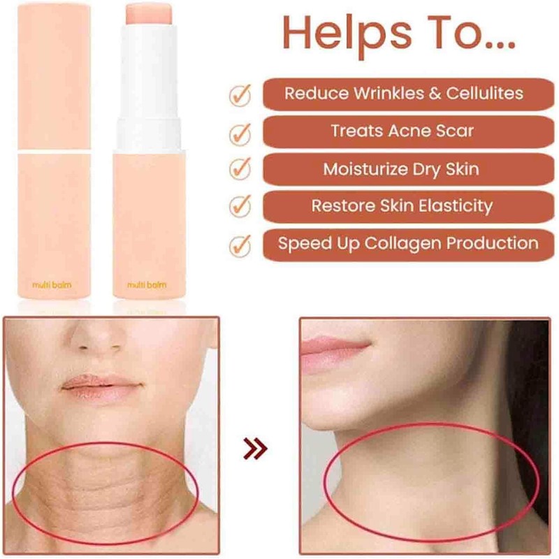 Wrinkle Collagen Multi Balm, Moisturizing for Face Body, Wrinkle Bounce