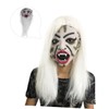 WOONEKY Zombie Horror Grimace Ghost White Hair Full Comfortable for