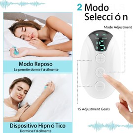 Instrumento para dormir Dispositivo de Ayuda para Dormir, Neurocontrol para Ansiedad, Neurocontrol Dispositivo para Ansiedad, Relief Dispositivo anti-ansiedad (Blanco)