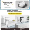 KASHUNUO Bathroom Sink Overflow Cover: Stainless Odor Proof Block Cockroach