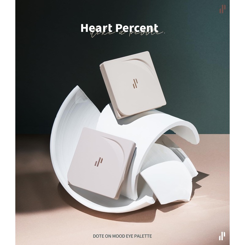 Heart Percent Dote On Mood Eye Palette Dot On Mood