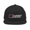 12v Diesel Engine 12 Valve 5.9l Snapback Hat Black