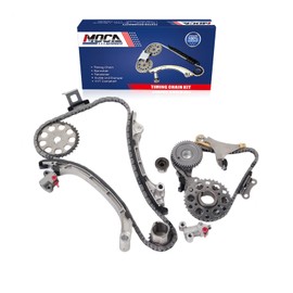 MOCA Timing Chain Kit Fit 2005-2015 for Toyota Tacoma & 2010-2015 for Toyota Hilux & 2005-2017 for Toyota Hiace 2.7L 2694CC l4 GAS DOHC Naturally Aspirated 2TRFE Design