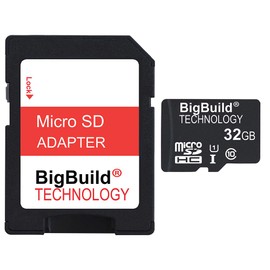 32GB 80MB/s Class 10 MicroSD Memory Card for Nikon KeyMission 80 Action Camera, SD Adapter is included