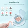 Stylish Denture Case with Vent Holes, Denture Bath Cup with