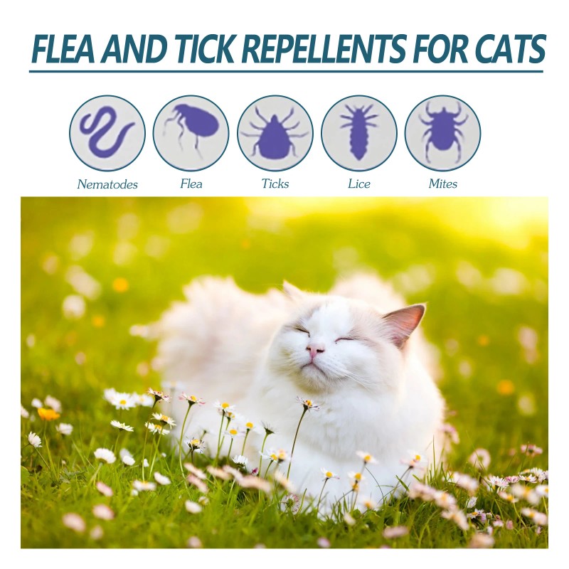 Yegbong Pet Anti-Flea Tick Agent, External Deworming Skin Cleaning Tick