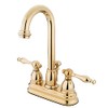 Kingston Brass KB3612NL Deck Mount Lavatory Faucet with Lever Handle