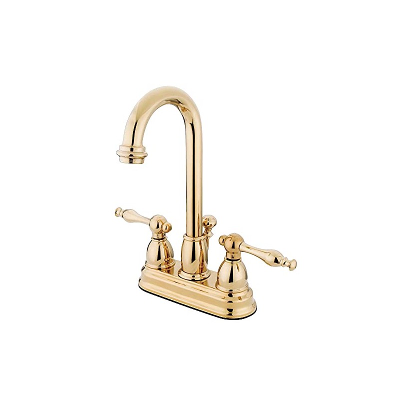 Kingston Brass KB3612NL Deck Mount Lavatory Faucet with Lever Handle