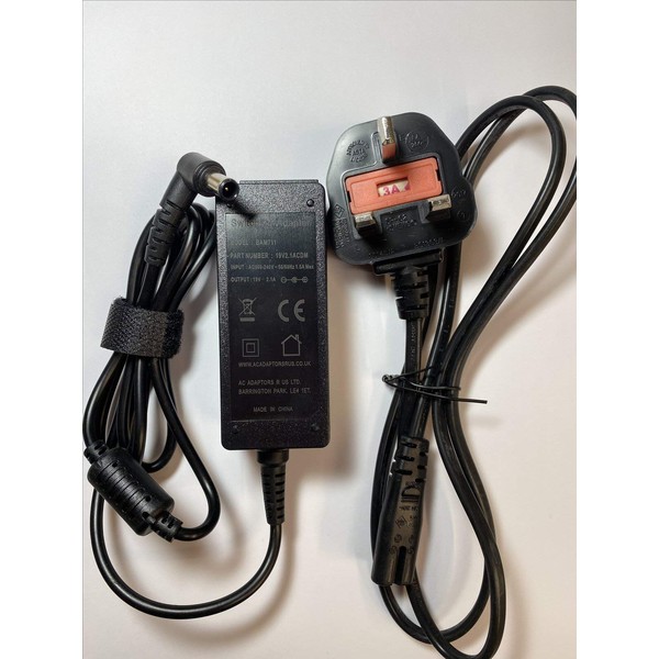 Replacement for 19V AC Adaptor Power Supply for LG 27M45HQ