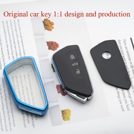 Tautrophen Key Fob Cover Fit for VW Volkswagen ID.4 Atlas MK8 GTI Golf R Atlas Cross Sport Key Fob Cover