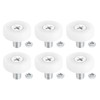 uxcell 6 Pack Drawer Rollers, 19mm Plastic Drawer Pulley Sliding