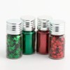 Italian Options Christmas Craft Red and Green Glitter Sparkles Sequins