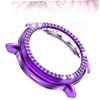 Gatuida 5 Watch Accessories Shell Double Rhinestones Protective Case Watch