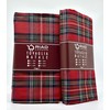 Riad Arredo Christmas Tablecloth Rectangular Dyed Fabric Original Lurex Tartan