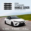 Glossy Black Door Handle Cover Kit for Toyota Camry 2018