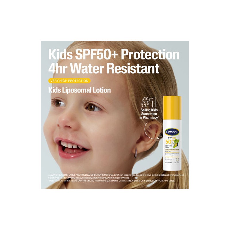 Cetaphil Sun Spf 50+ Kids Liposomal Lotion 150mL