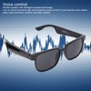 Bluetooth Audio Sunglasses Voice Control Open Ear Style Adjustable Volume