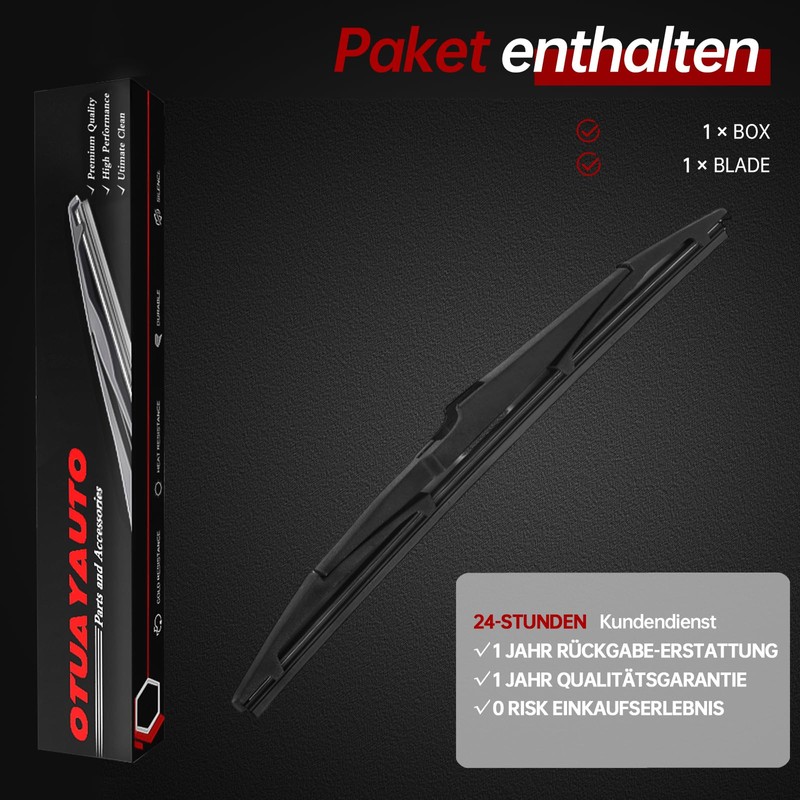 Wiper Blades Rear Astra J, OTUAYAUTO Rear Windscreen Wiper Rear