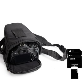 K-S-Trade Camera Bag for Sony Alpha 7 IV Shoulder Bag for Sony Alpha 7 IV Colt Camera Bag for System Cameras DSLR DSLM SLR, Bridge etc, black, Camera Case for Sony Alpha 7 IV