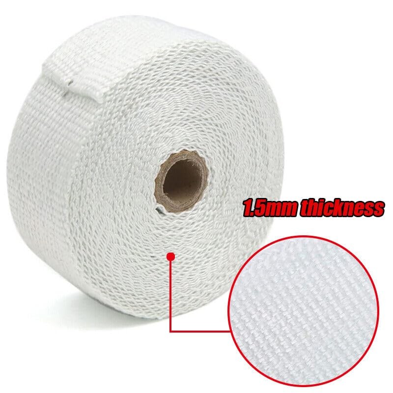 Exhaust Pipe Wrap, 32ft Exhaust Heat Wrap Roll, Exhaust Header