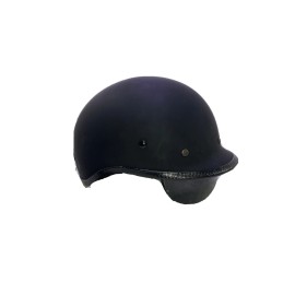 Rodia DOT Motorcycle Half-Helmet with Visor, Low-profile, Medium Size