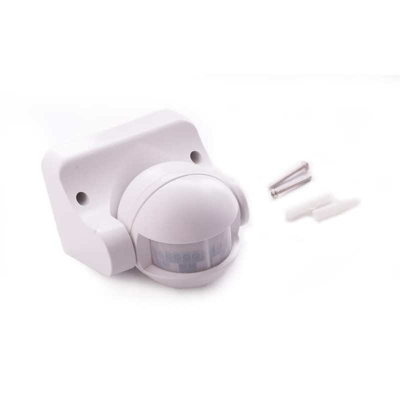 IR Motion Sensor with Twilight Sensor 12 V White 140°
