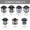 STYDDI 3 Pack 8qt Silicone Sealing Ring for Instant Pot,