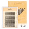Leefrei Eyelash Cluster 10-18mm Wispy Eyelash Clusters D Curl DIY