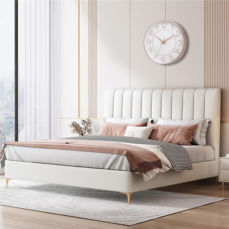 HZDHCLH Wall Clock, Quiet, Continuous Second Hand, Simple, Small, Diameter