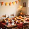 Autumn Harvest Kitchen Table Decor: 3 Pcs Wooden Turkey Pilgrim