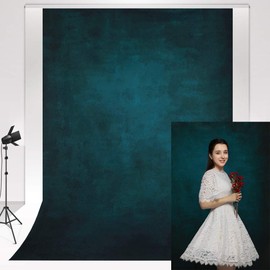 Kate Photography Background Dark Blue 1.5 x 2.2 m Photo Studio Background Retro Microgradient Classic Blue Wedding Photography Photo Wall Item Display Goods Show Props
