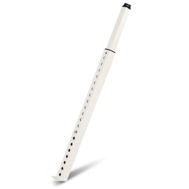 Forestchill Adjustable Window Security Bar, Extends from 17" to 32" Window Locks Bar for Inside Sliding Window, White