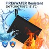 Fireproof Document Bag A4 Fireproof Money Bag Bank Bag Document