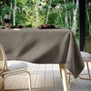 Filumi Tablecloth 140 x 220 cm Oval Beige Washable for
