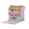 Teamson Kids Hand- Carry Dollhouse with 7 Accessories