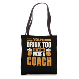 Coach Beer Lover for Basketball and Baseball Coach Tote Bag