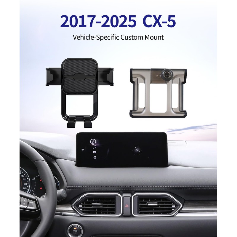 Masergogo Car Phone Holder for 2017-2025 Mazda CX-5 Auto Accessories
