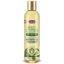 African Pride Olive Miracle Anti-Breakage Maximum Strengthening Growth Oil 237 ml/8 fl.oz