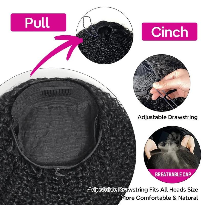 Tinashe Yaki Body Half Wig Invisible Hairline Yaki Straight Kinky