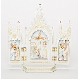 8"H Crucifixion Triptych (4500-5) Galleria Divina Collection
