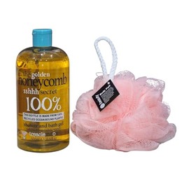 The Golden HoneyComb Sshhh Secret 100% Shower and Bath Gel With Free Beauty Body Puff(Any Colour)